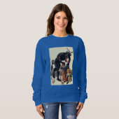 悪夢クリスマスクランプス スウェットシャツ (正面フル)