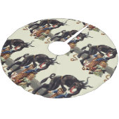 悪夢クリスマスクランプス ブラッシュドポリエステルツリースカート (アングル)