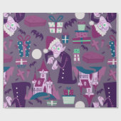 悪夢クリスマスヴァンパイレサンタノスフェラトゥ ラッピングペーパー (フラット)