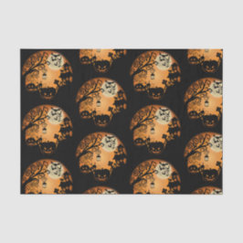 悪夢ハロウィーンカボチャグラフィックへようこそ 薄葉紙