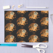 悪夢ハロウィーンカボチャグラフィックへようこそ 薄葉紙 (クラフト)