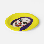 悪夢ピエロセルフポートレート ペーパープレート (アングル)