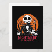 悪夢メイン通り，ハロウィーン(2) 招待状 (正面/裏面)
