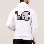 悪夢レルムのホラーTシャツデザイン パーカ (裏面)