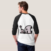 悪夢レルムのホラーTシャツデザイン Tシャツ (裏面フル)