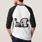 悪夢レルムのホラーTシャツデザイン Tシャツ (裏面)