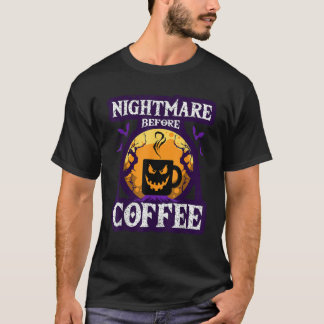 悪夢前クール面白いハロウィーンコスト Tシャツ