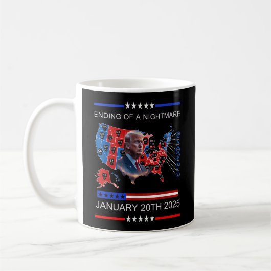 悪夢終了2025年1月20日 コーヒーマグカップ (左)