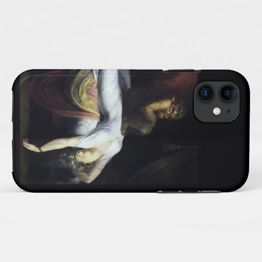 悪夢絵を描ズby John Henry Fuseli Case-Mate iPhoneケース (裏面(横))
