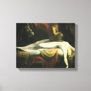 悪夢、ヘンリーFuseli キャンバスプリント