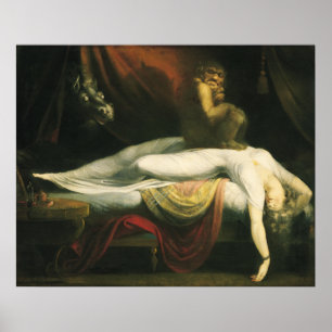 悪夢、ヘンリーFuseli ポスター