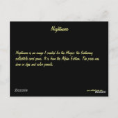 悪夢 ポストカード (裏面)