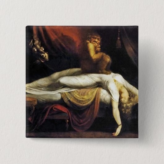 悪夢 缶バッジ (正面)