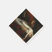 悪夢（Henry Fuseli著） スタンダードカクテルナプキン (角)