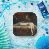 悪夢（Henry Fuseli著） ペーパープレート (パーティー)