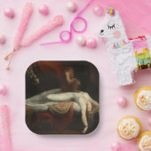 悪夢（Henry Fuseli著） ペーパープレート (パーティー)