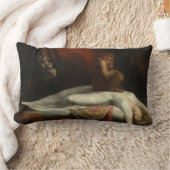 悪夢（Henry Fuseli著） ランバークッション (ブランケット)