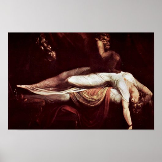 悪夢、Johann Heinrich Fustli (ク最高の) ポスター (正面)
