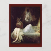 悪夢by Henry Fuseli, 1781 ポストカード (正面)