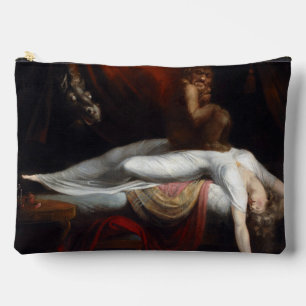 悪夢by Henry Fuseli Gothic Macabre Dark Art アクセサリーポーチ