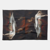悪夢by Henry Fuseli Gothic Macabre Dark Art キッチンタオル (横)