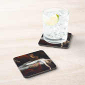 悪夢by Henry Fuseli Gothic Macabre Dark Art コースター (右側)