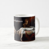 悪夢by Henry Fuseli Gothic Macabre Dark Art コーヒーマグカップ (正面右)