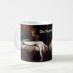 悪夢by Henry Fuseli Gothic Macabre Dark Art コーヒーマグカップ
