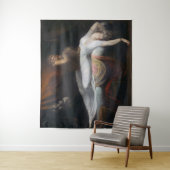 悪夢by Henry Fuseli Gothic Macabre Dark Art タペストリー (インサイチュ)