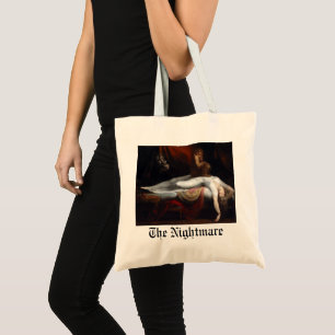 悪夢by Henry Fuseli Gothic Macabre Dark Art トートバッグ