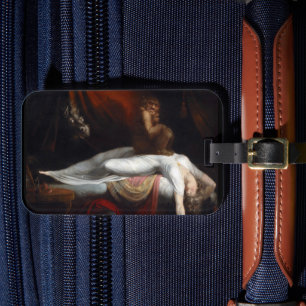 悪夢by Henry Fuseli Gothic Macabre Dark Art ラゲッジタグ