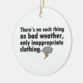 悪天候のような事無し セラミックオーナメント (左)