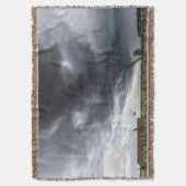 悪天候のトルネードかより手のlifing干し草に押しかけて下さい スローブランケット (正面縦)