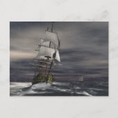 悪天候 ポストカード (正面)