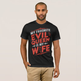悪妻は悪女 - 結婚お笑いグッズ Tシャツ