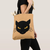 悪子猫 トートバッグ (クローズアップ)
