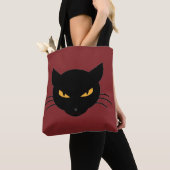 悪子猫 トートバッグ (クローズアップ)