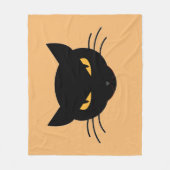 悪子猫 フリースブランケット (正面)