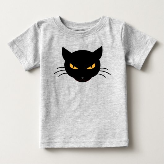 悪子猫 ベビーTシャツ (正面)