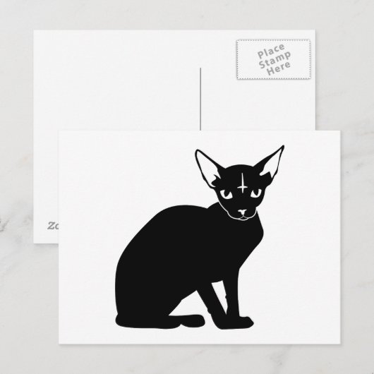 悪子猫 ポストカード (正面/裏面)