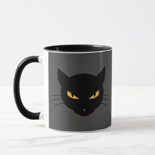 悪子猫 マグカップ (左)
