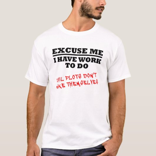 悪巧み面白Tシャツ Tシャツ (正面)