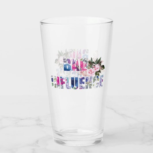 悪影響 タンブラーグラス (裏面)