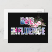 悪影響  ポストカード (正面/裏面)