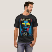 悪役のようにくつろぎTシャツ Tシャツ (正面フル)