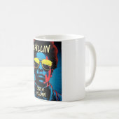 悪役のようにくつろぐ コーヒーマグ コーヒーマグカップ (正面右)