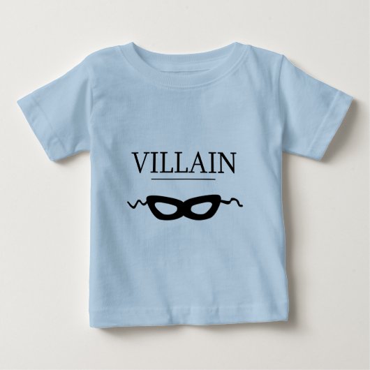 悪役乳児Tシャツ ベビーTシャツ (正面)