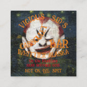 悪性のピエロのカッソーエル バー パリ フランス エンクロージャーカード (裏面)