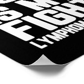 悪性リンパ腫啓発サポート 私の闘いはあなたの闘い ポスター (角)