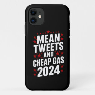 悪意あるツイートと安いガソリン ドナルド・トランプ 2024 iPhone 11 ケース